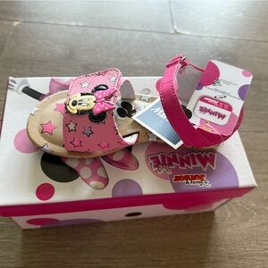 Disney Pink Minnie Mouse Kids Sandals